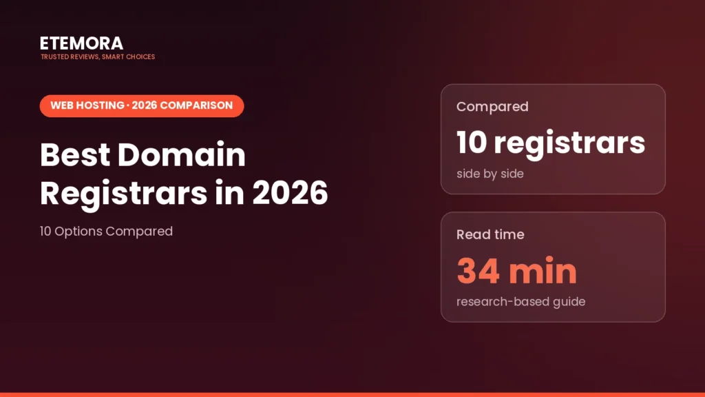 Best Domain Registrars in 2026: 10 Options Compared