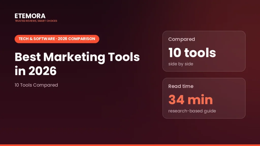 Best Marketing Tools in 2026: 10 Tools Compared
