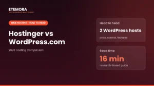Hostinger vs WordPress.com: 2026 Honest Comparison