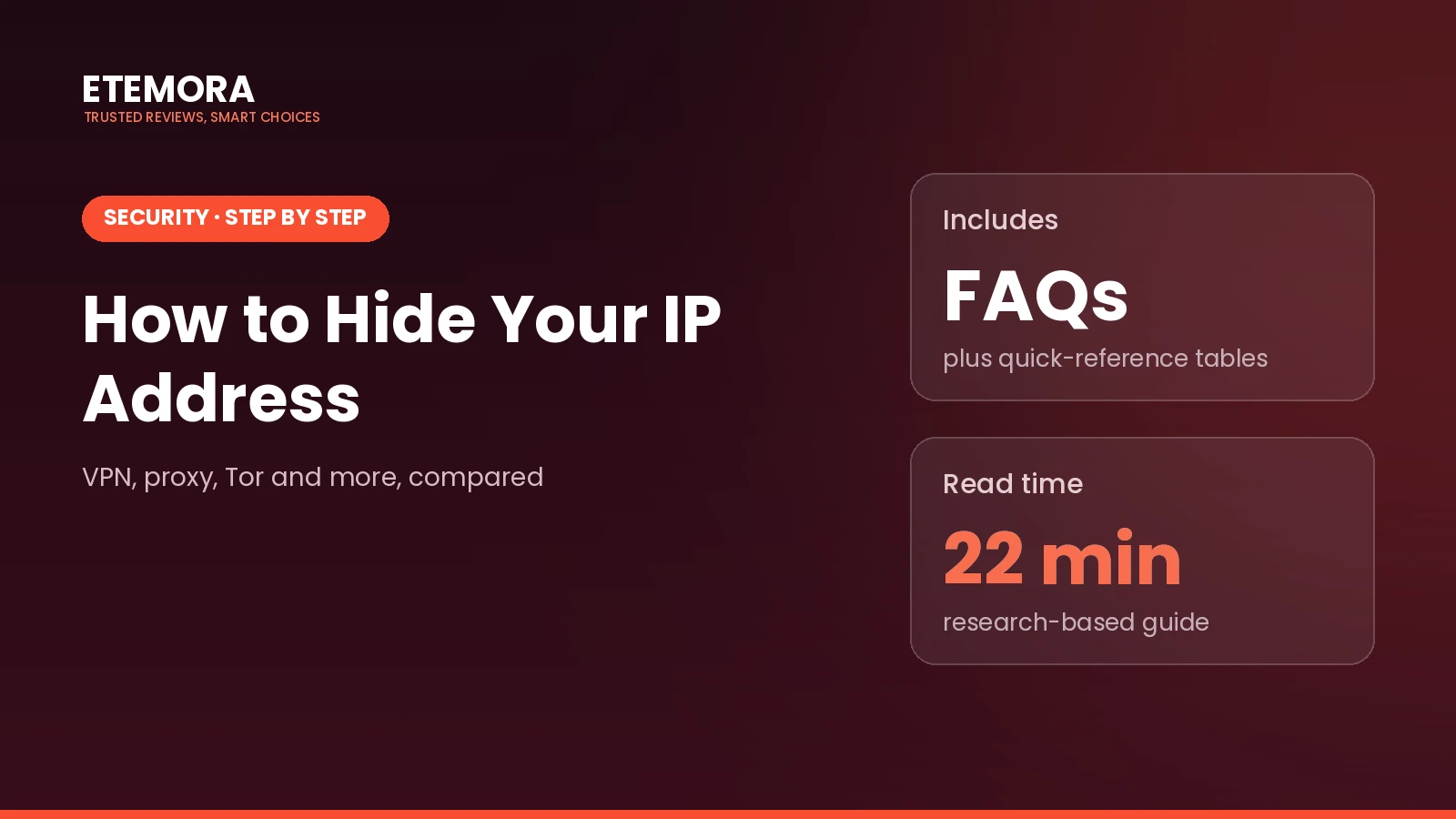 How to Hide Your IP Address