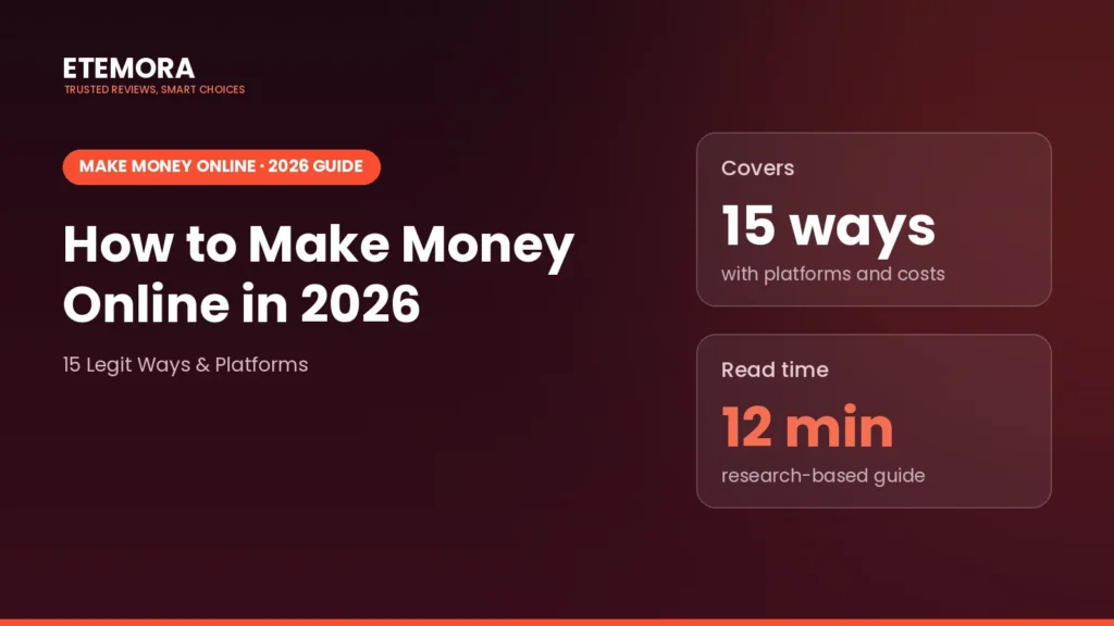 How to Make Money Online in 2026: 15 Legit Ways & Platforms