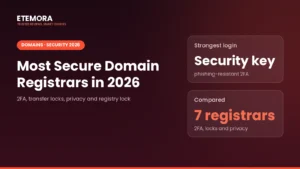 Most Secure Domain Registrars in 2026: 2FA, Locks and Privacy Compared