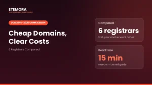 Cheapest Domain Registrars: 6 Best Deals in 2026