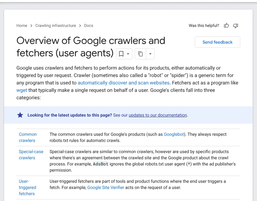 How a website domain name connects to pages Google can crawl: Google crawlers and fetchers overview