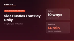 Side Hustles That Pay Daily: 10 Legit Ways to Get Paid Fast