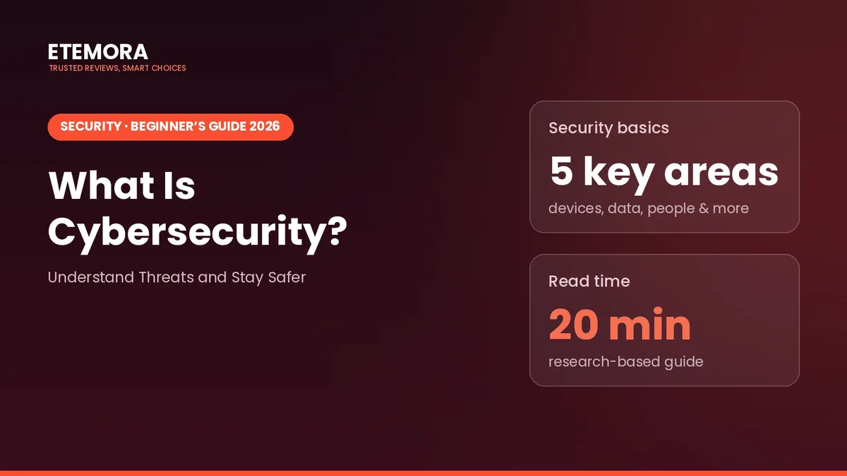 What is cybersecurity: beginner's guide 2026 featured image by Etemora